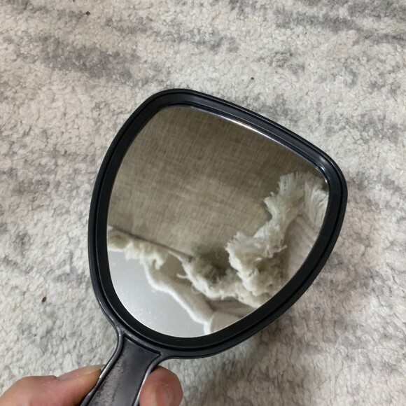 Handheld mirror, black frame - Picture 4 of 4